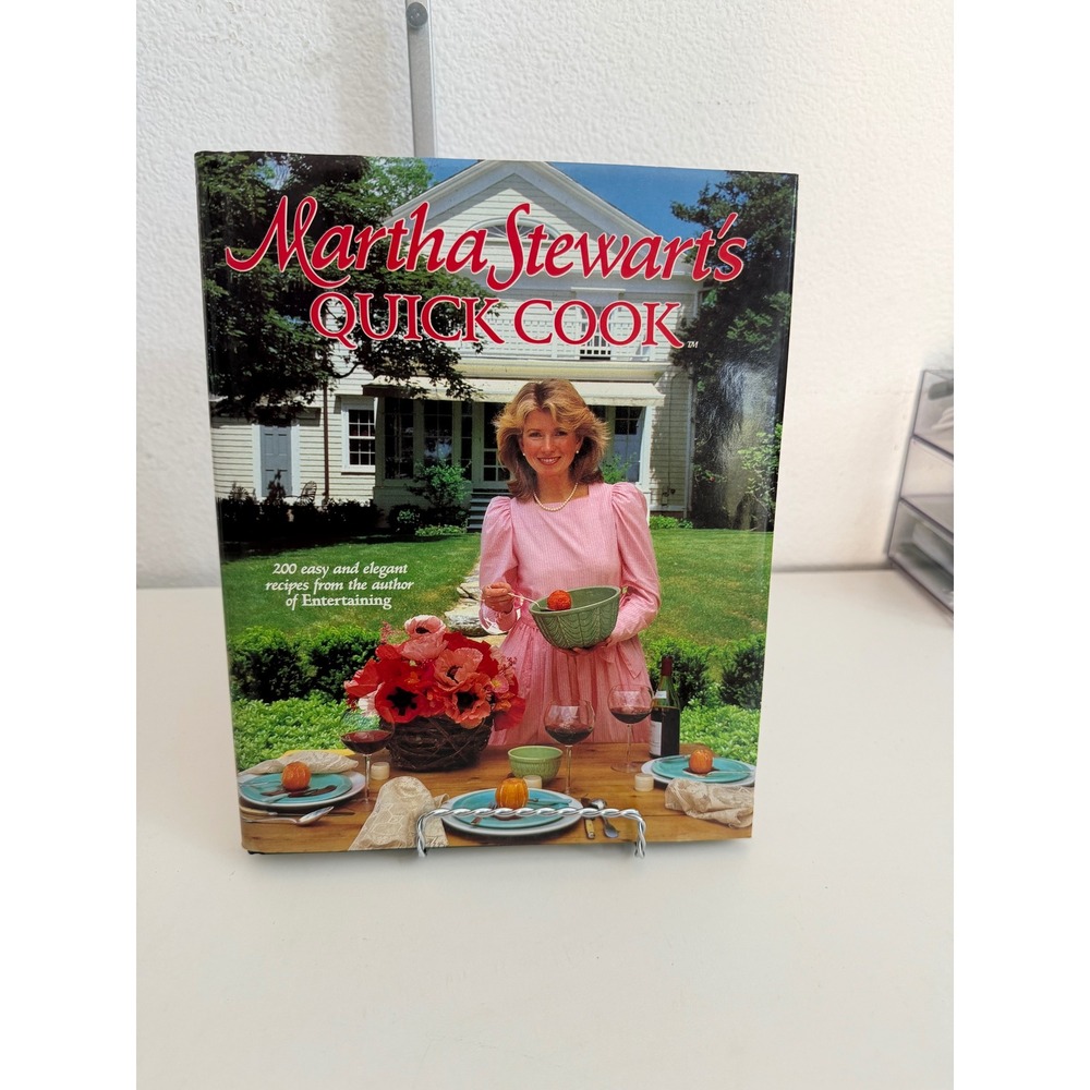 Martha Stewart's Quick Cook Hardcover‎ Cookbook 200 Recipes 0517550962 Vintage